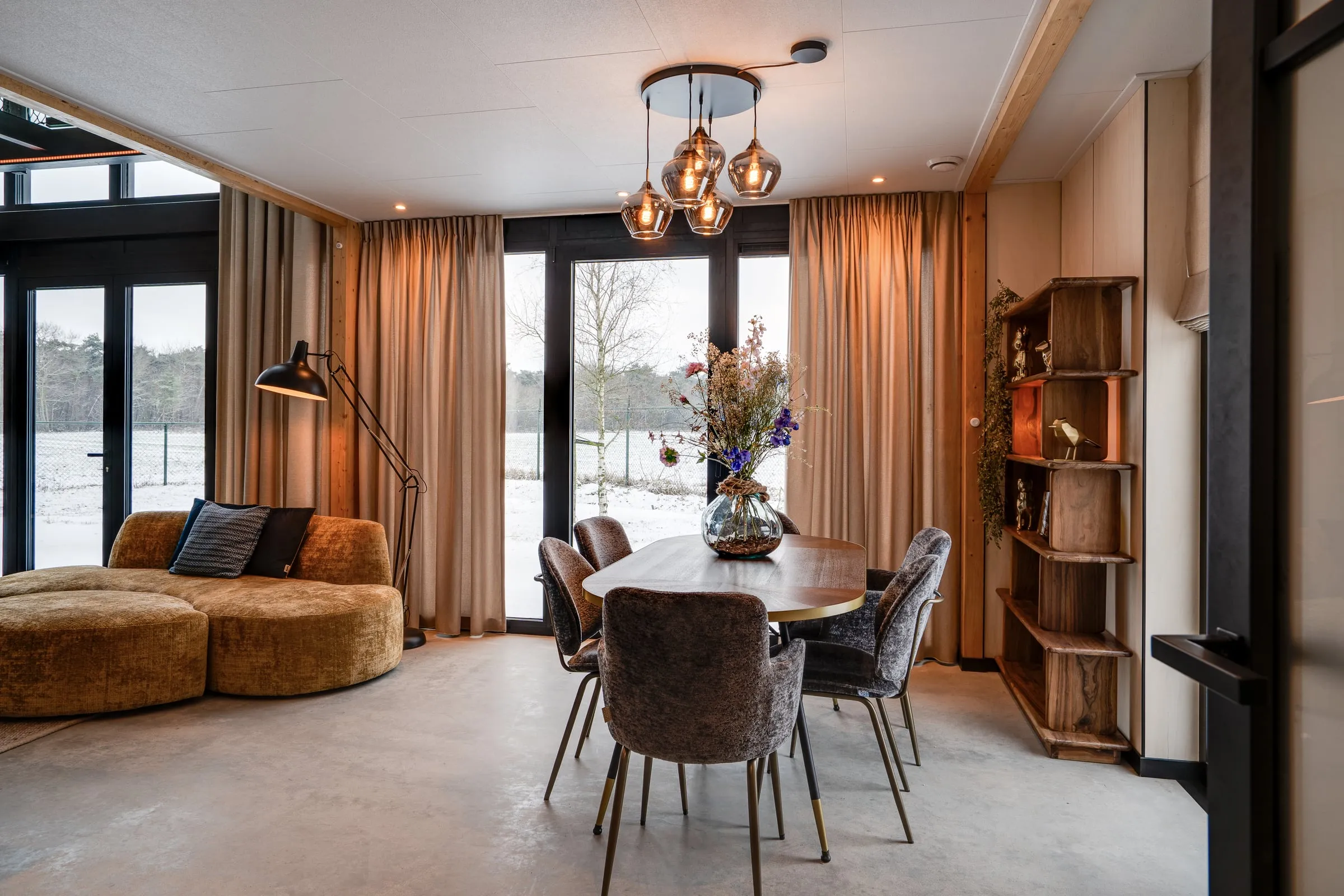 Open plan living room