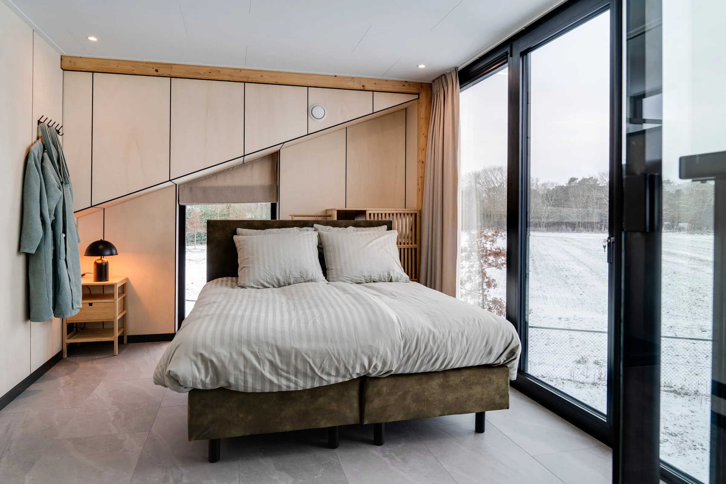 Upstairs bedroom with natural light